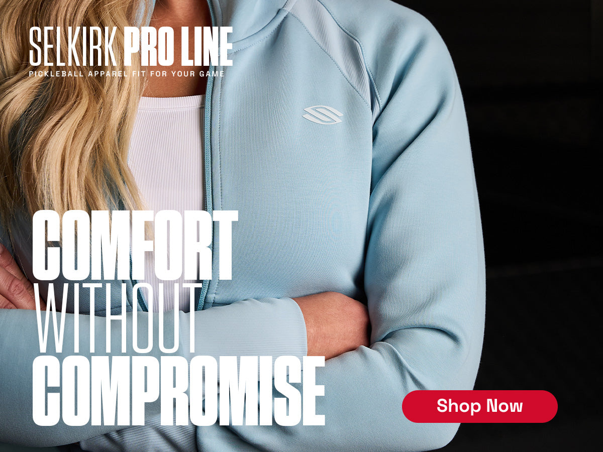 Selkirk pro line pickleball clothing.